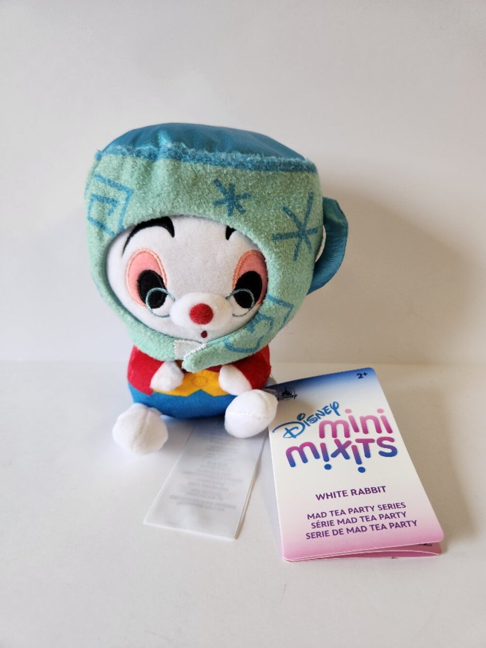 Disney Mini Mixits White Rabbit Plush Mad Tea Party Series 6" Tall New With Tag